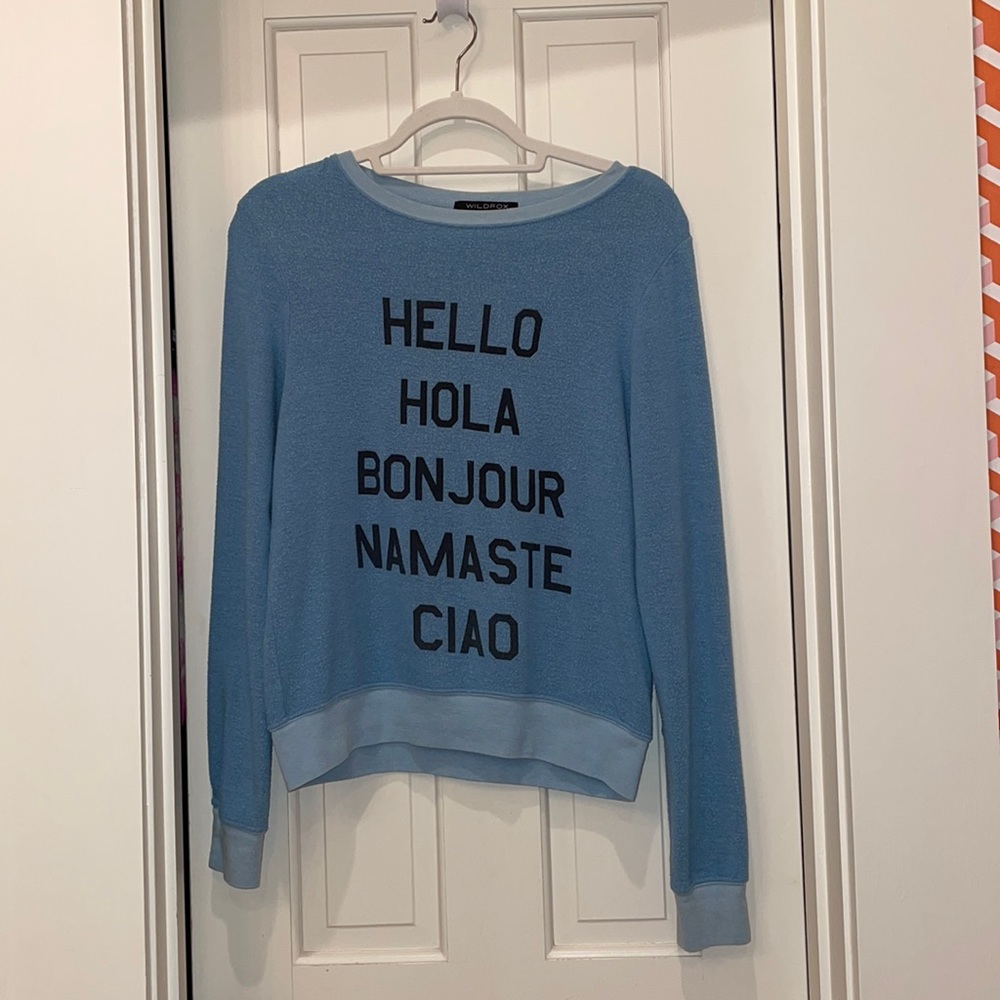 Wildfox Graphic Pullover Sweatshirt